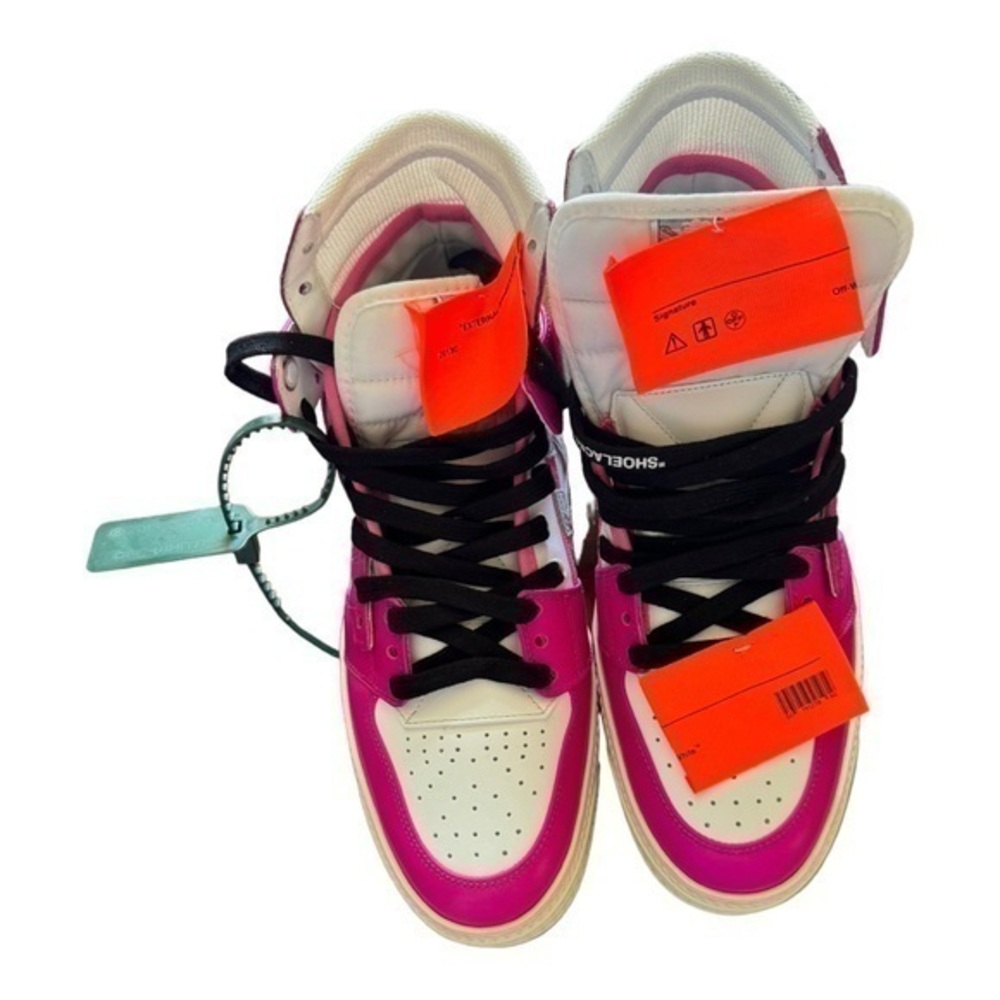 Off White & Fuchsia Off-Court 3.0 High Top Size 41 NWOT